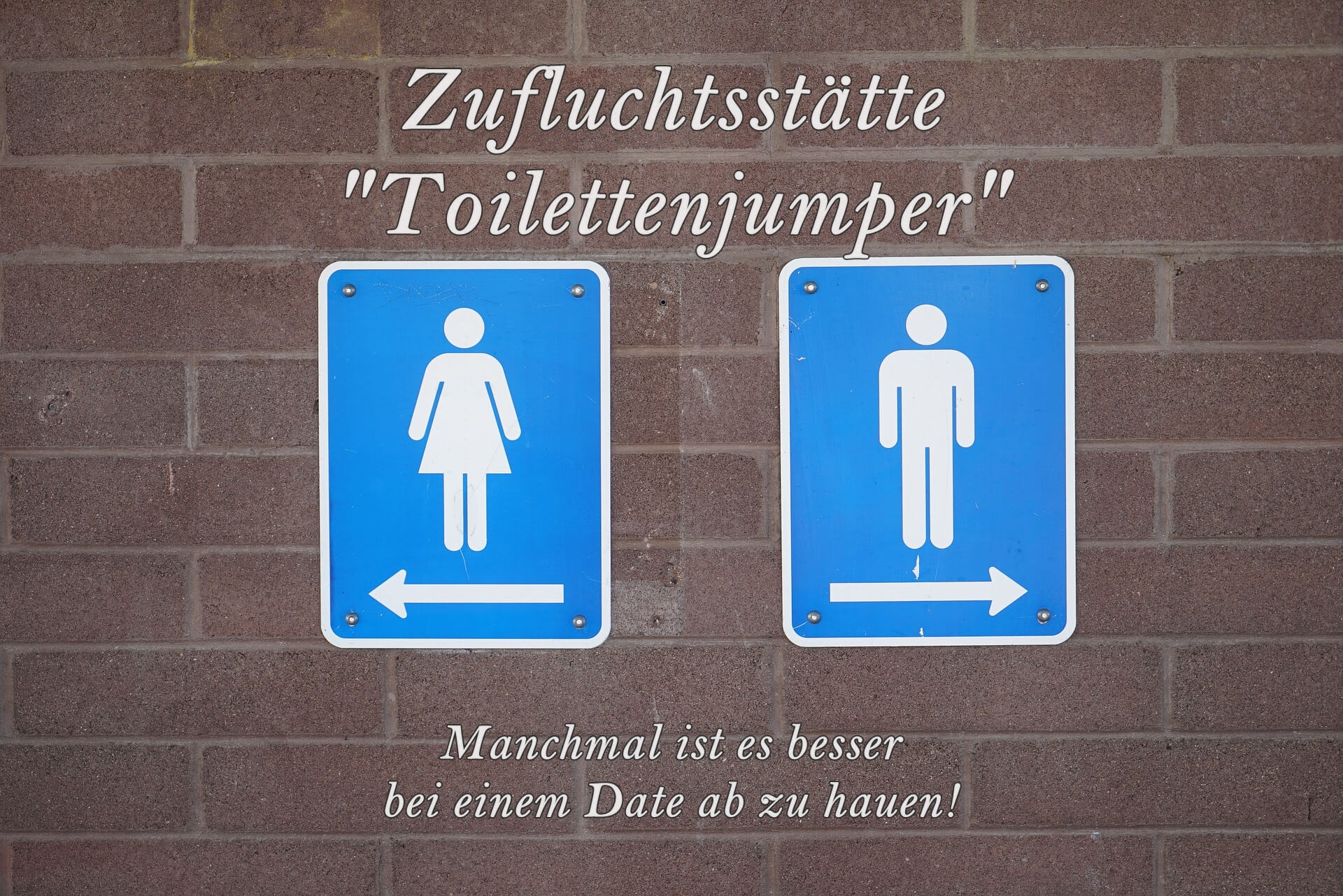 ZufluchtsstÃ¤tte Toilettenjumper