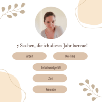 5 Sachen, die ich dieses Jahr bereue!