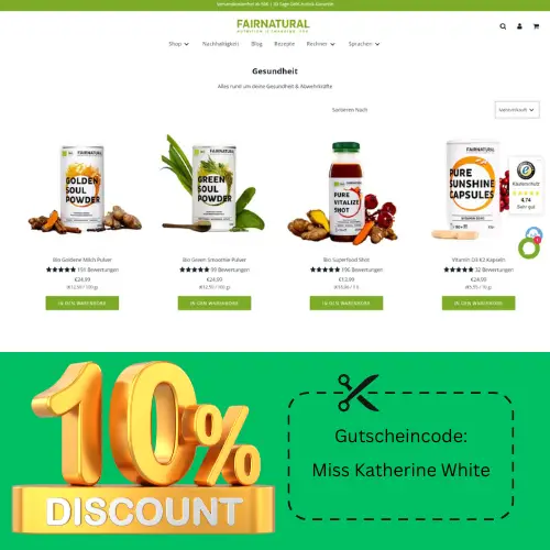 Kooperation mit Fairnatural. Affiliate Link